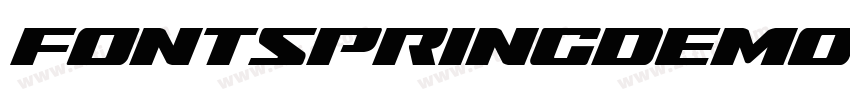 FONTSPRINGDEMO Super字体转换